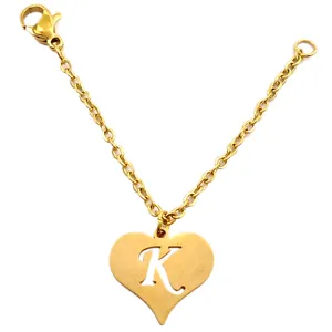 آویز ساعت آی جواهر طرح حرف K کد 11686AV