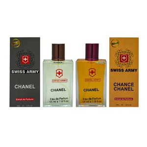 ادوپرفیوم زنانه سوئیس آرمی مدل CHANCE CHANEL حجم 55 میلی لیتر به همراه ادوپرفیوم مردانه ALLURE CHANEL