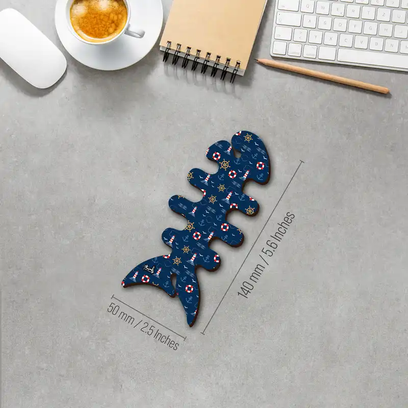 نشانگر کتاب لوکسینو مدل Fish bone کد Bookland_3