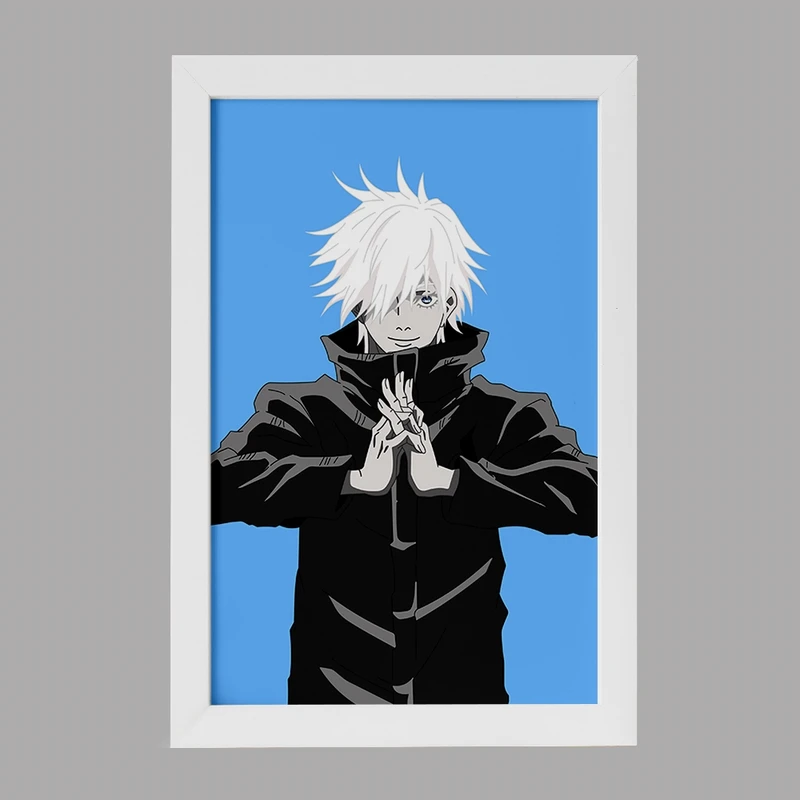 تابلو خندالو مدل انیمه جوجوتسو کایزن کد F1698