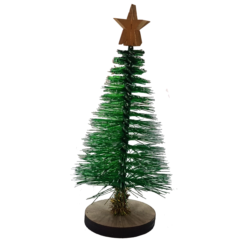 درخت تزیینی کریسمس مدل KT  ارتفاع 10 سانتی متر