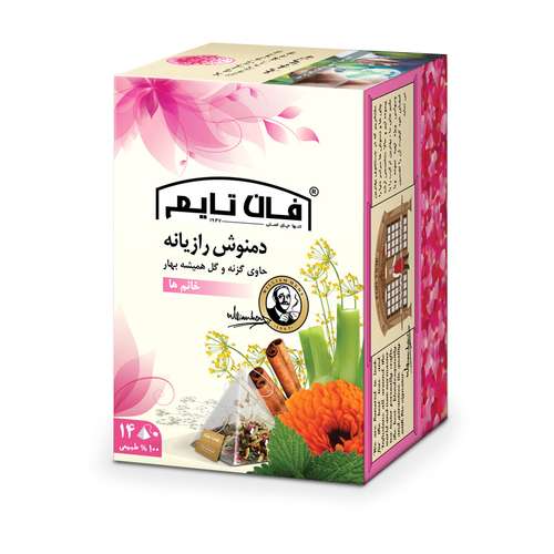 دمنوش گیاهی رازیانه فان تایم بسته 14 عددی