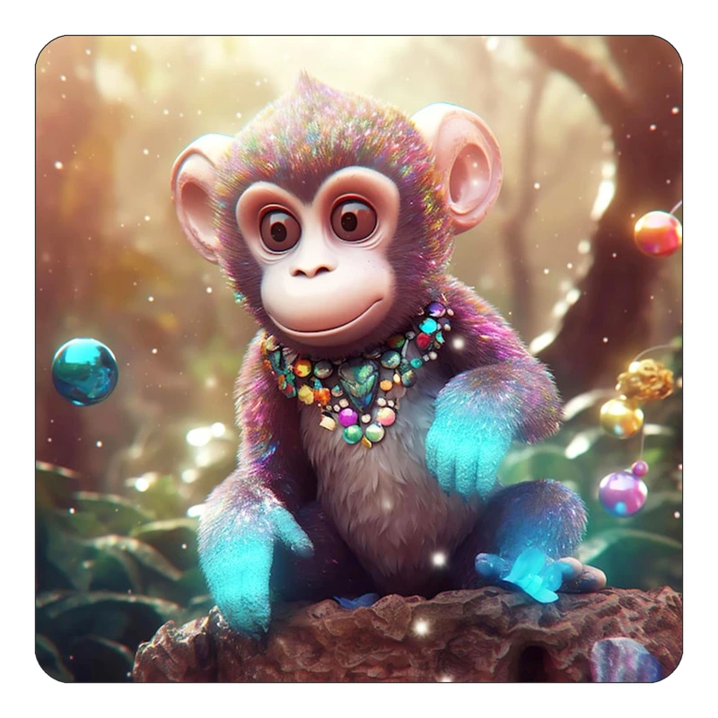 مگنت کاکتی طرح حیوانات کارتونی مدل mp28642