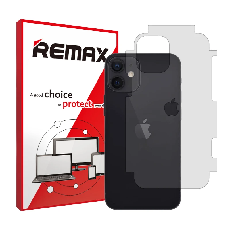 محافظ پشت گوشی شفاف ریمکس مدل HyGEL مناسب برای گوشی موبایل اپل iPhone 12 mini