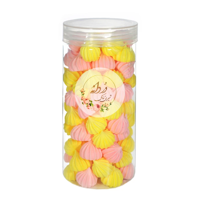 شیرینی مرنگ طعم موز و توت فرنگی  دردانه - 95 گرم