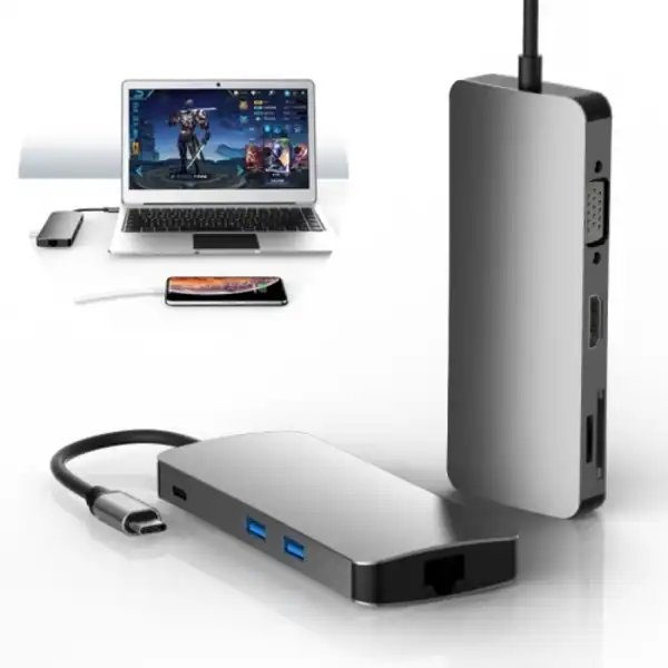 هاب 8 پورت USB-C مدل MN-404