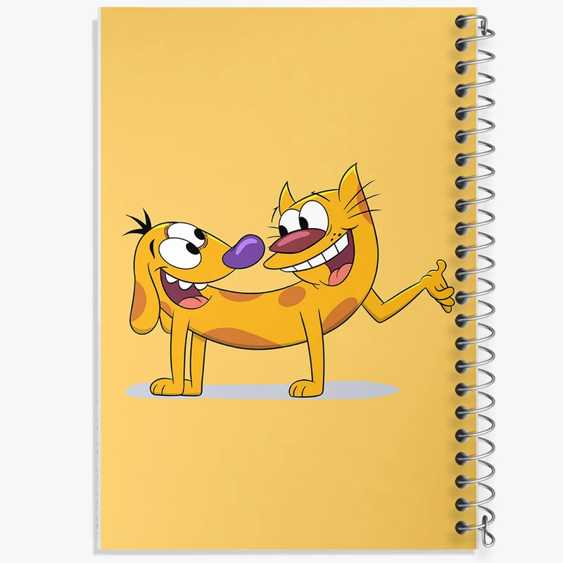 دفتر نت موسیقی 50 برگ خندالو مدل گربه سگ کد N1404