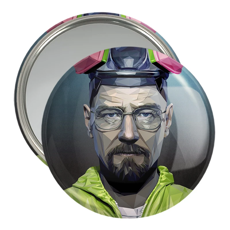 آینه جیبی خندالو مدل سریال بریکینگ بد Breaking Bad  کد 3168