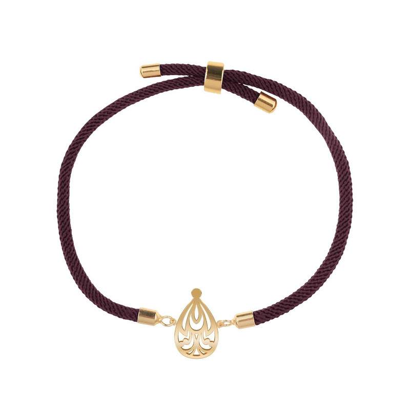 دستبند طلا 18 عیار زنانه مدوپد مدل اسلیمی کد D11-10678