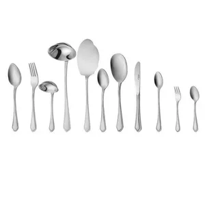 سرویس قاشق و چنگال 98 پارچه ناب استیل مدل ونیز
