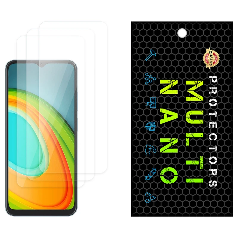 محافظ صفحه نمایش مولتی نانو مدل X-S3N مناسب برای گوشی موبایل بلک ویو Oscal C80 بسته سه عددی