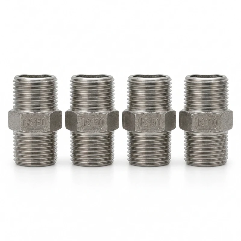 اتصال مغزی مدل استیل کد STM-1/2 inch بسته ۴ عددی