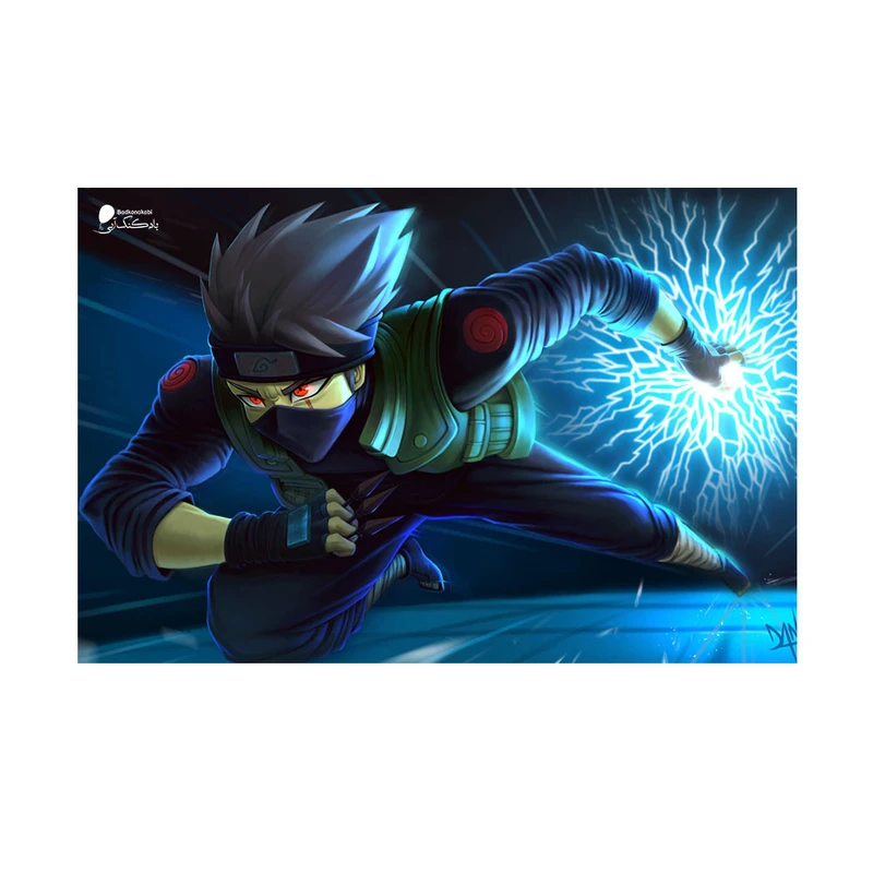 پوستر دیواری بادکنک آبی طرح انیمه مدل Anime9