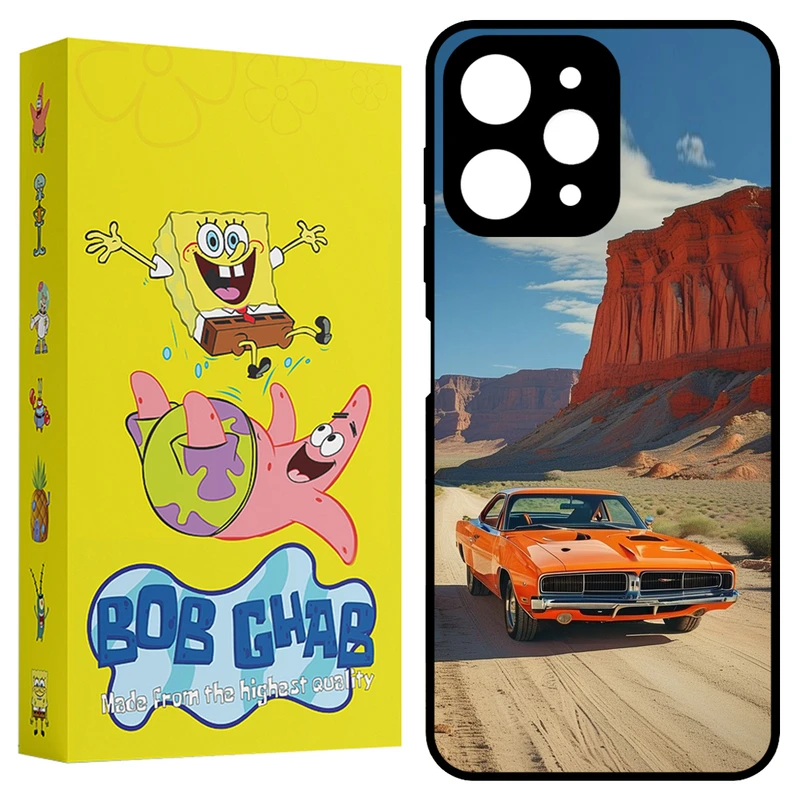 کاور باب قاب طرح ماشین مدل BCPN12 مناسب برای گوشی موبایل شیائومی Redmi Note 12 4G