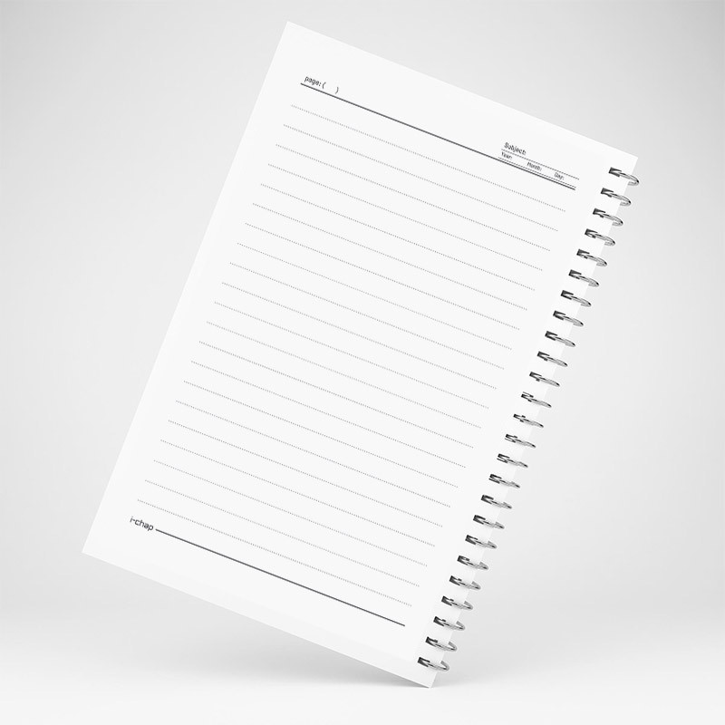 دفتر مشق 60 برگ آی چاپ مدل کت نپ کد 933