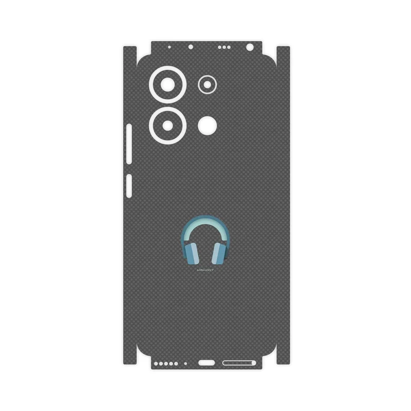 برچسب پوششی ماهوت مدل Minimal Headphone Icon-FullSkin مناسب برای گوشی موبایل شیائومی Redmi Note 13 4G