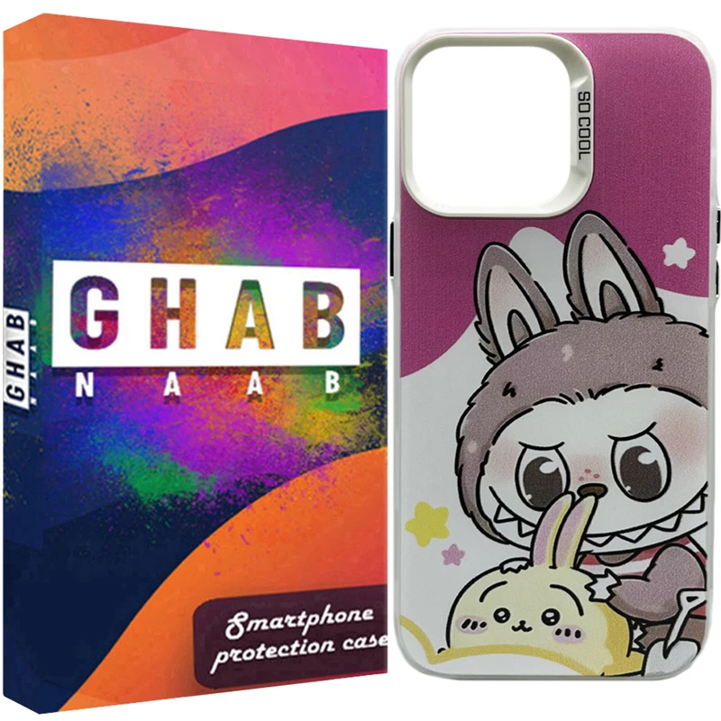 کاور قاب ناب مدل Socool طرح Labubu 05 مناسب برای گوشی موبایل اپل IPhone 16 Pro Max