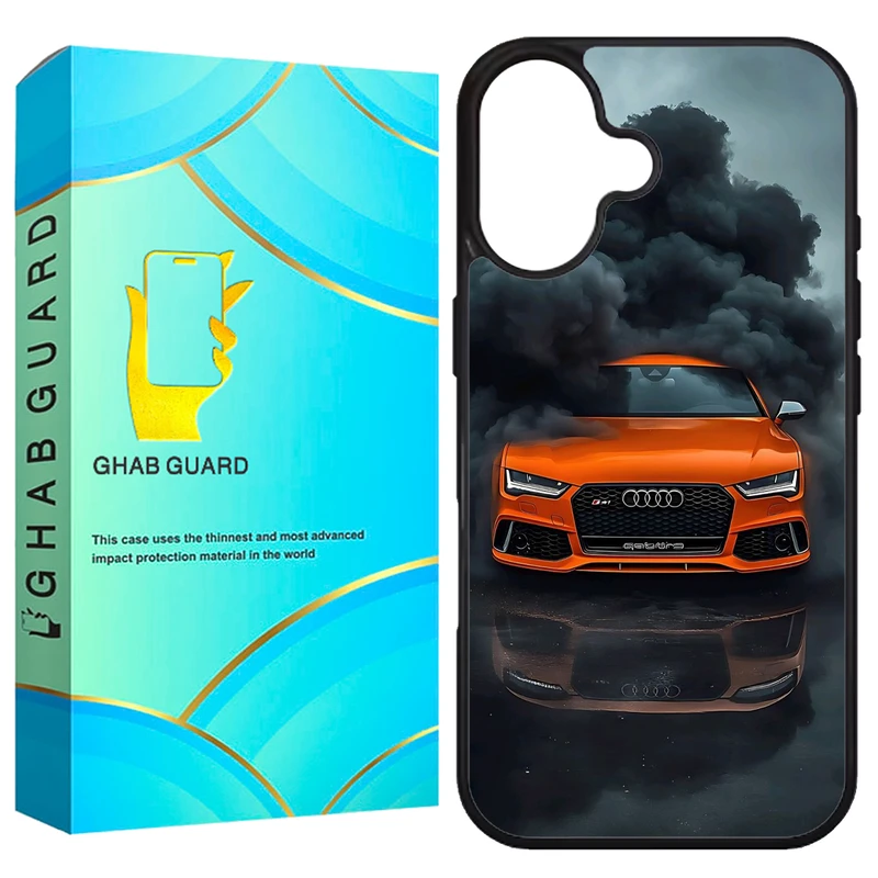 کاور قاب گارد طرح ماشین مدل G16PL مناسب برای گوشی موبایل اپل iPhone 16 Plus