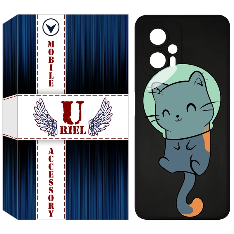 کاور یوریل مدل KSH کد 61 طرح گربه مناسب برای گوشی موبایل شیائومی Poco X4 GT