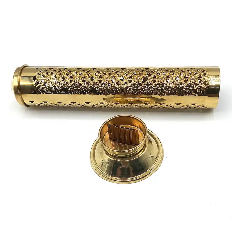 دکوری برنجی مدل استوانه ای hjb5