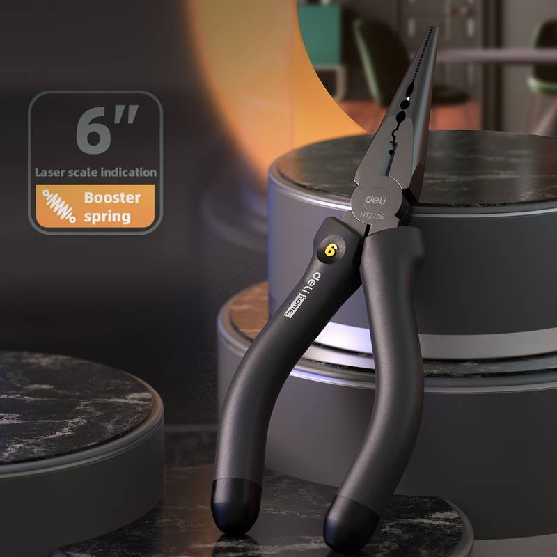 انبر دم باریک دلی مدل HT2106 سایز 6 اینچ