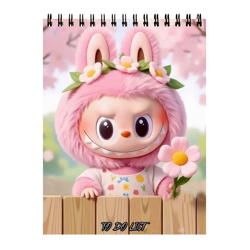 دفتر برنامه ریزی 60 برگ طرح labubu کد 37