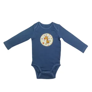 بادی آستین بلند نوزادی مدل زرافه