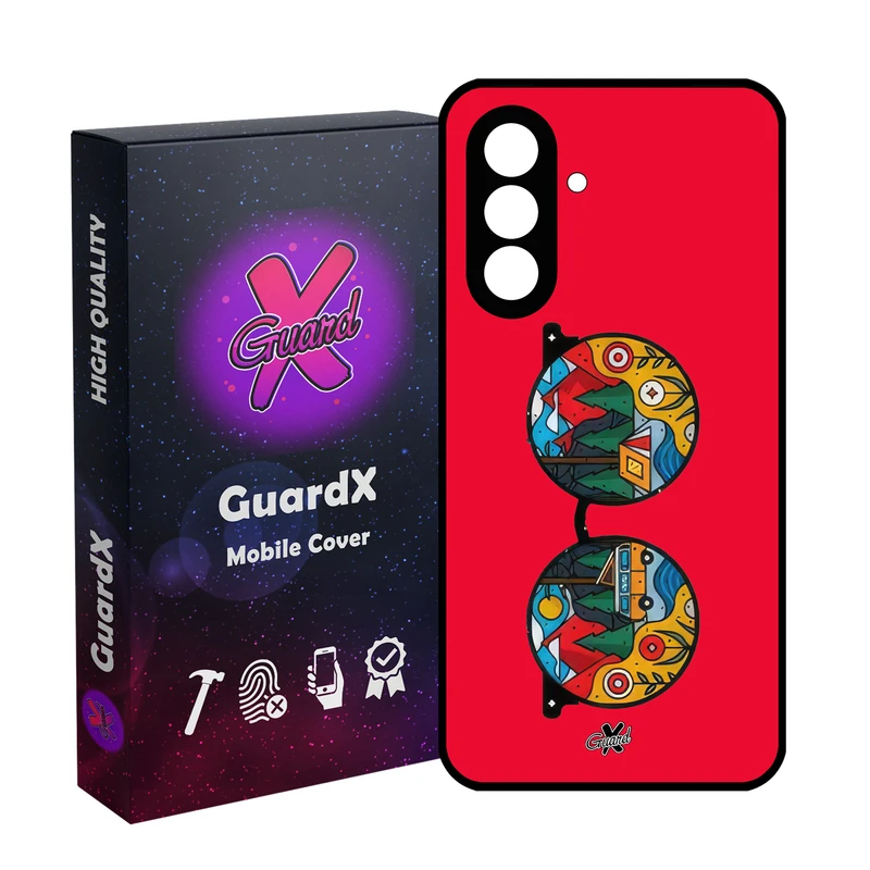 کاور گارد ایکس طرح عینک مدل 10638 مناسب برای گوشی موبایل سامسونگ Galaxy A56 / A56 5G