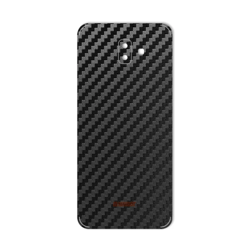 برچسب پوششی ماهوت مدل Carbon-fiber Texture مناسب برای گوشی  SAMSUNG J6 Plus