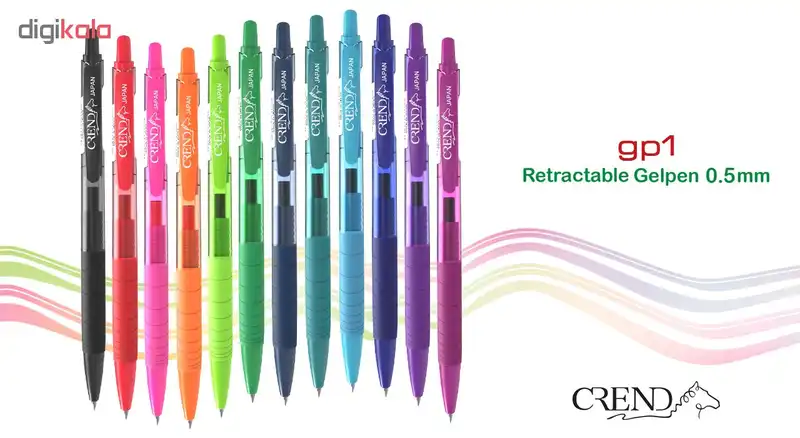 خودکار کرند مدل GP1 قطر نوشتاری 0.5 میلی متر بسته ۱۲ عددی