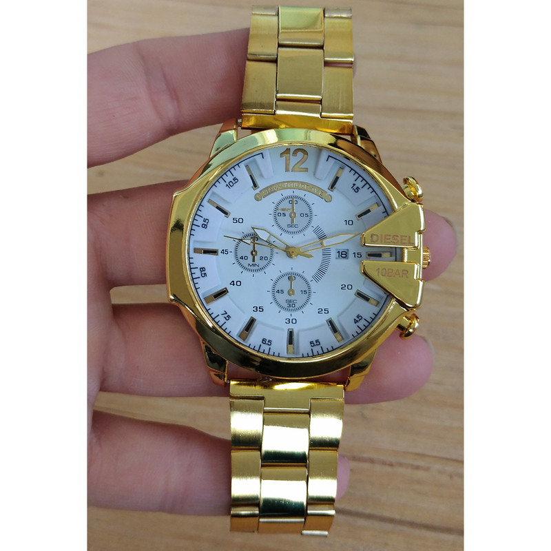 ساعت مچی عقربهای مردانه مدل بندفلزی کد 021