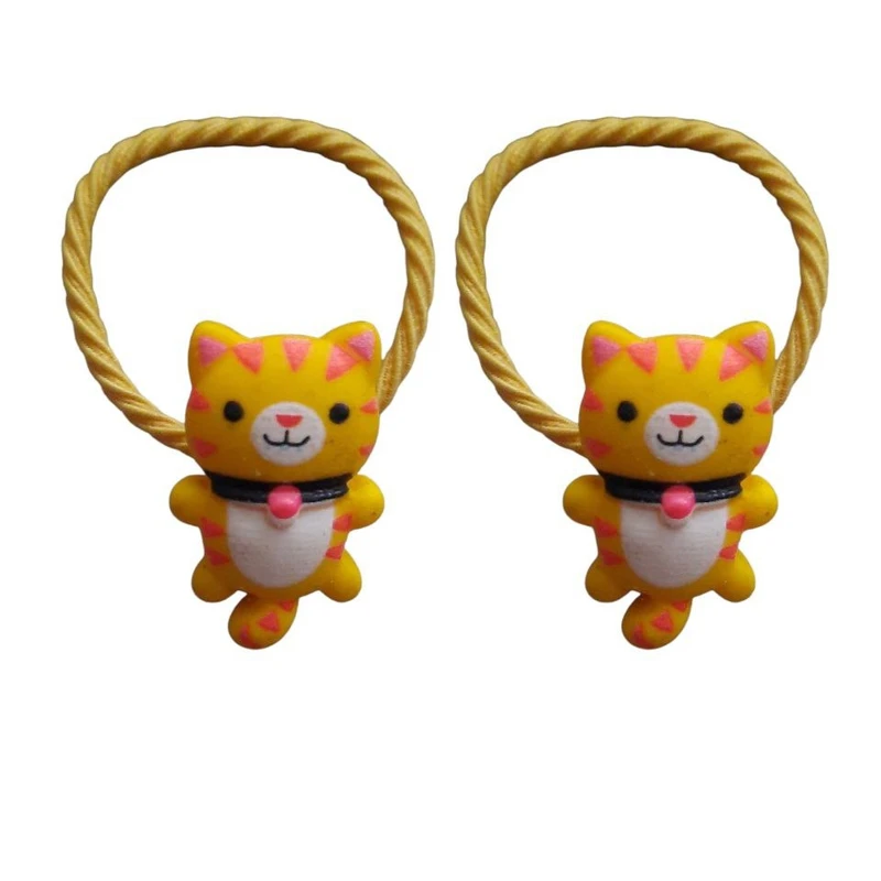 کش مو دخترانه مدل گربه کد mn 11 بسته 2 عددی