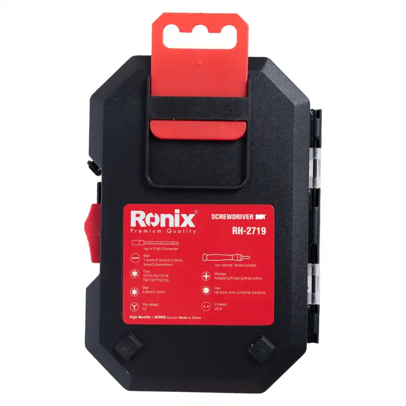 پیچ گوشتی رونیکس مدل RH-2719 مجموعه 37 عددی