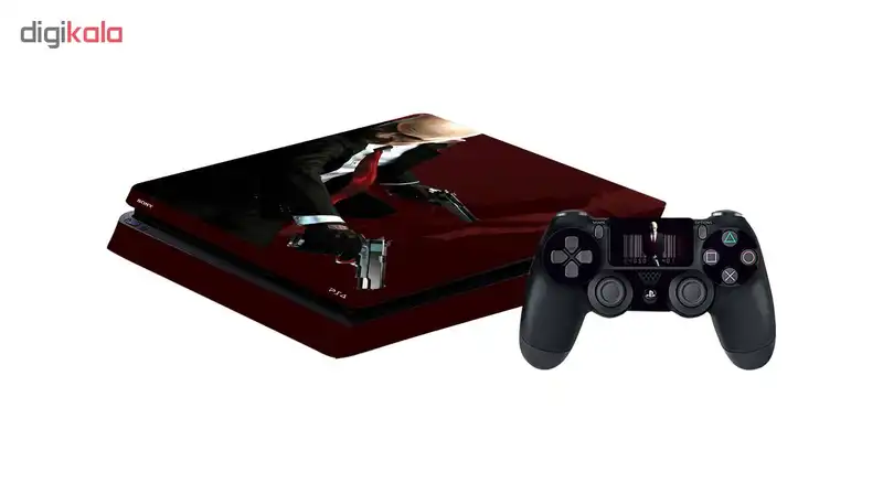برچسب پلی استیشن 4 اسلیم گراسیپا طرح Hitman