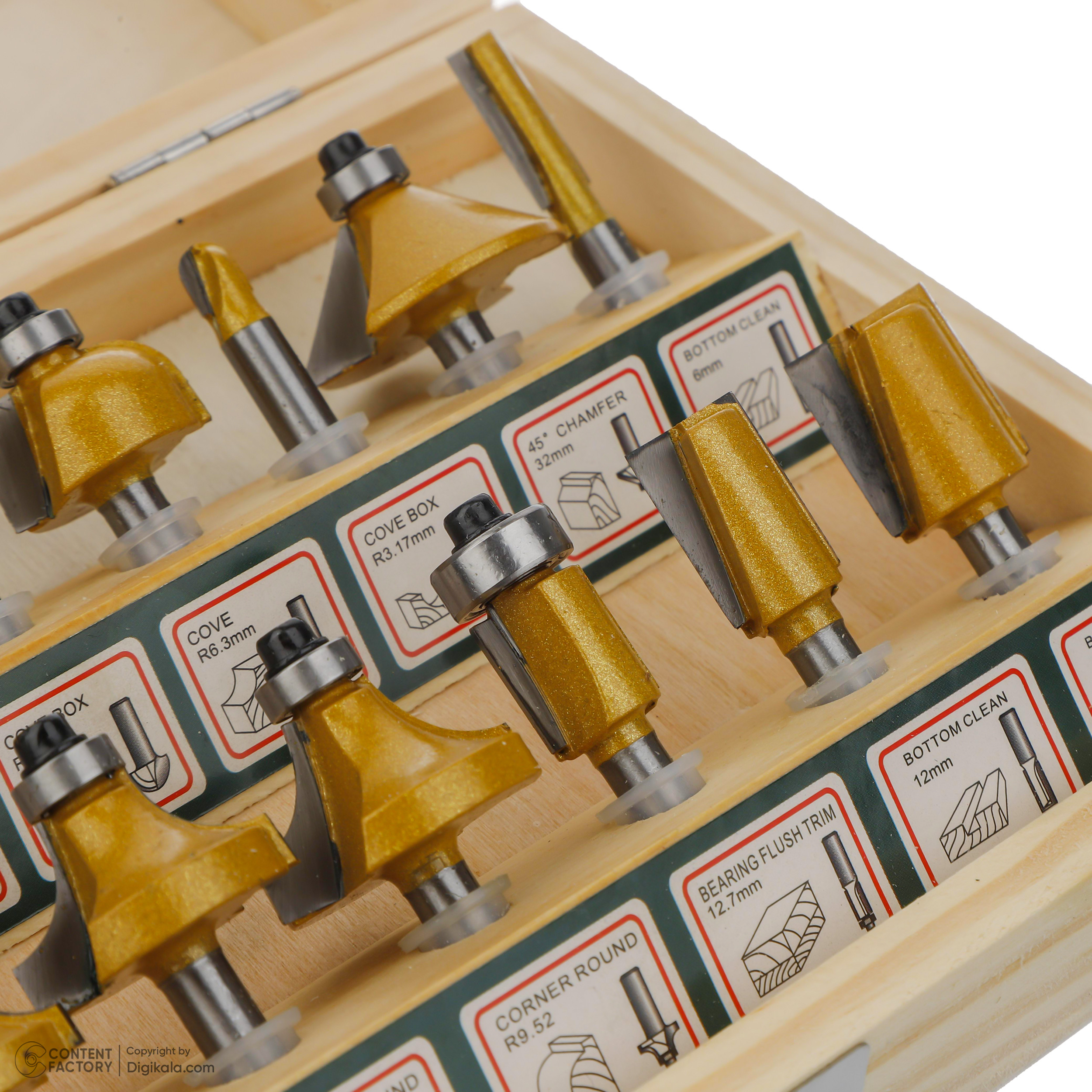 تیغه اور فرز اوتنسی مدل 001 مجموعه 15 عددی