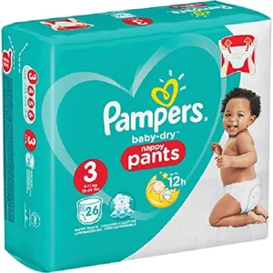 پوشک پمپرز مدل 030 سایز 3 بسته 26 عددی