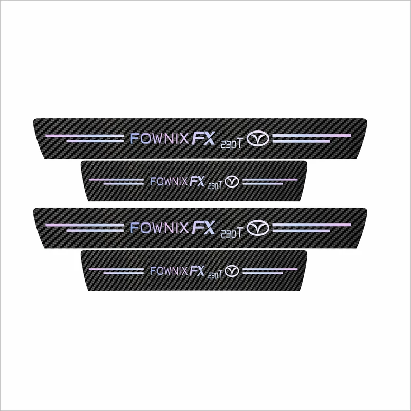 برچسب پارکابی خودرو سولگی مدل کربن کد J22 مناسب برای فونیکس اف ایکس بسته 4 عددی