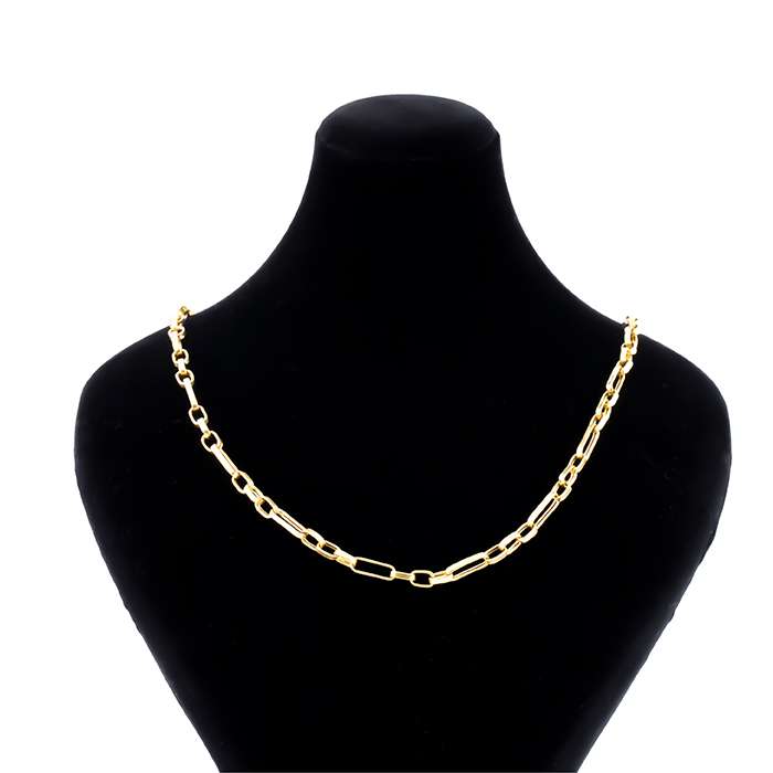 زنجیر طلا 18 عیار طرح سپاهان 3 تا کوچیک یکی بزرگ زنجیر طلا 18 عیار طرح سپاهان 3 تا کوچیک یکی بزرگ