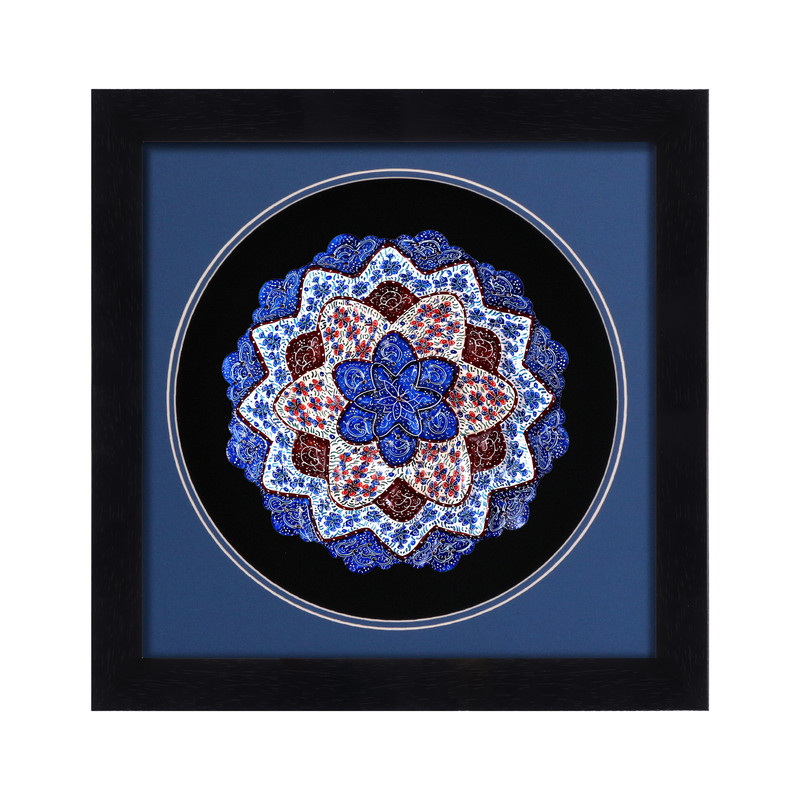 قاب بشقاب میناکاری مدیچی مدل MPF-Damun-1019