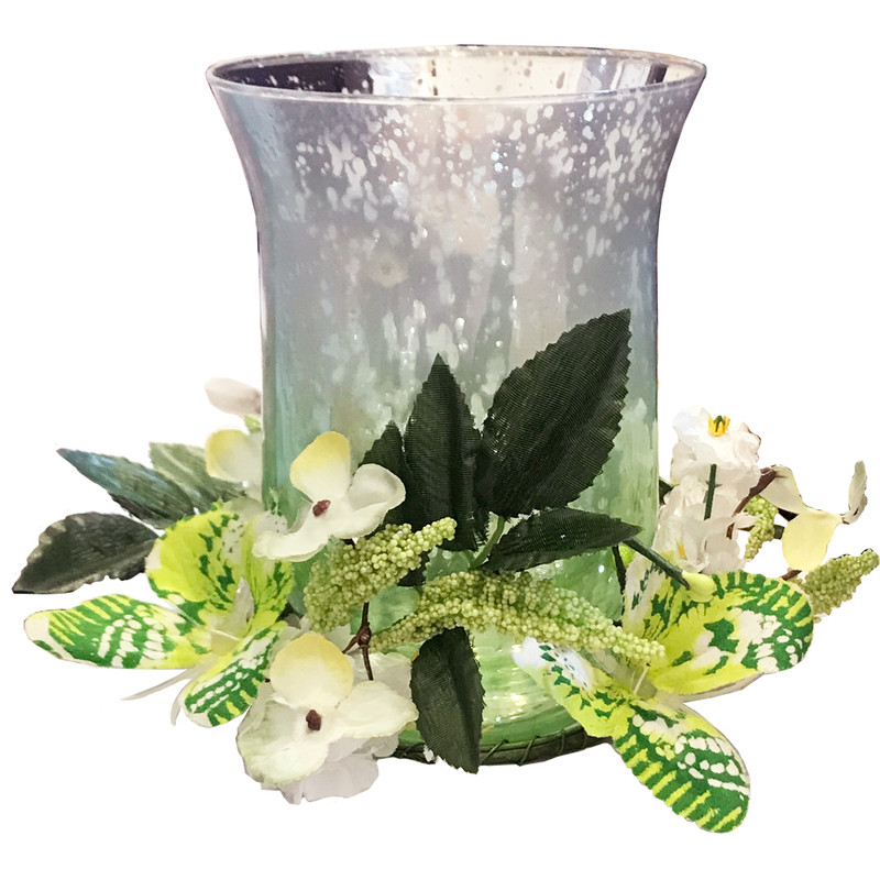 جا شمعی کندل گاردن مدل Lime Butterfly