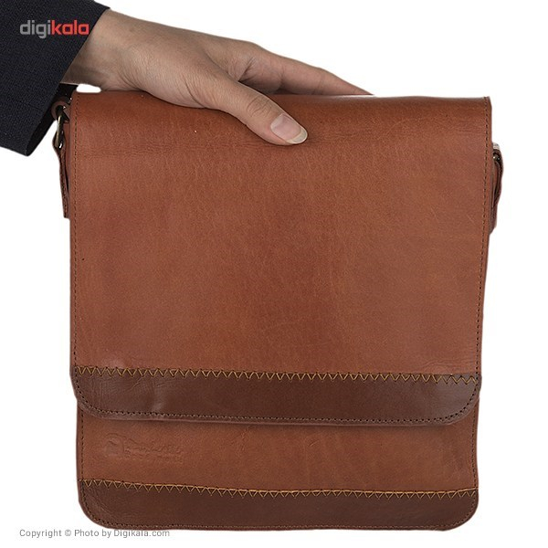 کیف دوشی چرم طبیعی گالری چیستا
