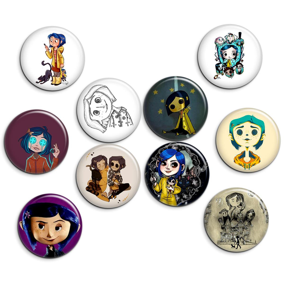 پیکسل پرمانه طرح coraline کد pmg.5335 مجموعه 10 عددی
