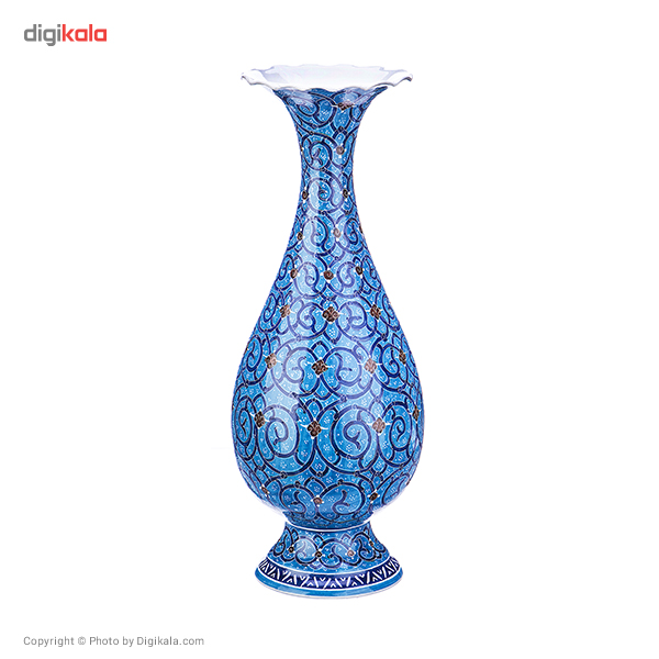 Esmaili Copper Enamel vase in 20 cm of height 