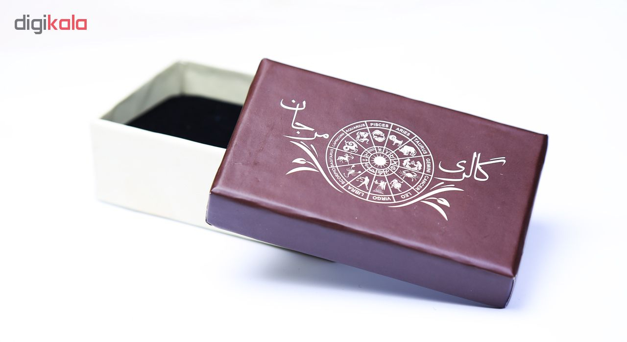 انگشتر طلا 18 عیار گالری مرجان طرح کارتیه مدل 0828