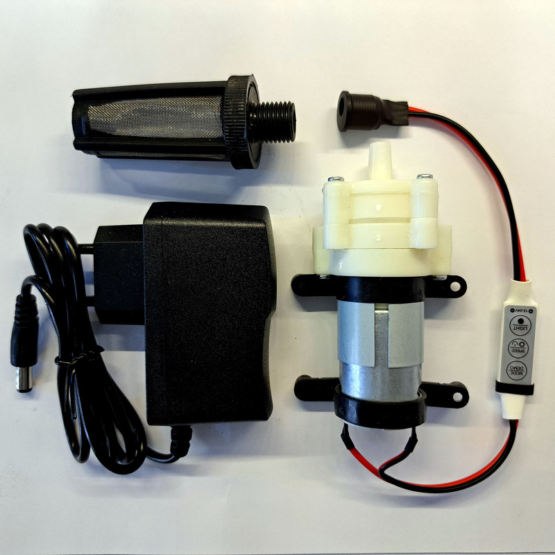 کیت پمپ 12 ولت مدل دیمر دار کیت پمپ 12 ولت مدل دیمر دار