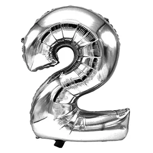 بادکنک فویلی مدل number کد 2