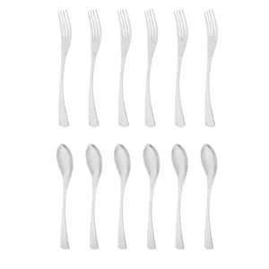 سرویس قاشق و چنگال 12 پارچه نیکولمن مدل ناپولی