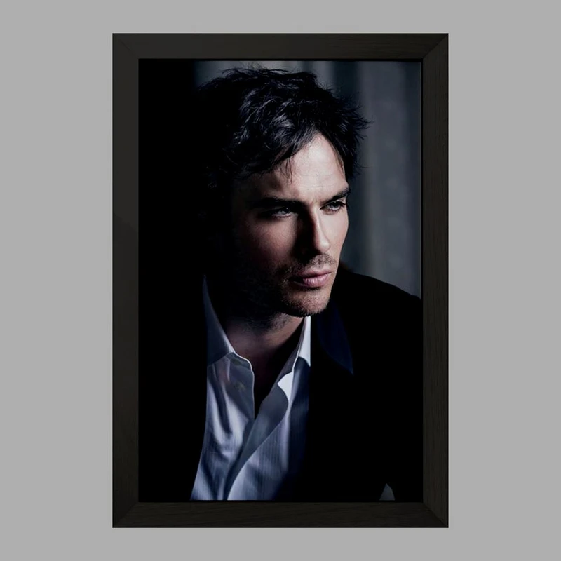 تابلو خندالو مدل دیمون سالواتوره خاطرات یک خون آشام  The Vampire Diaries  کد 23704