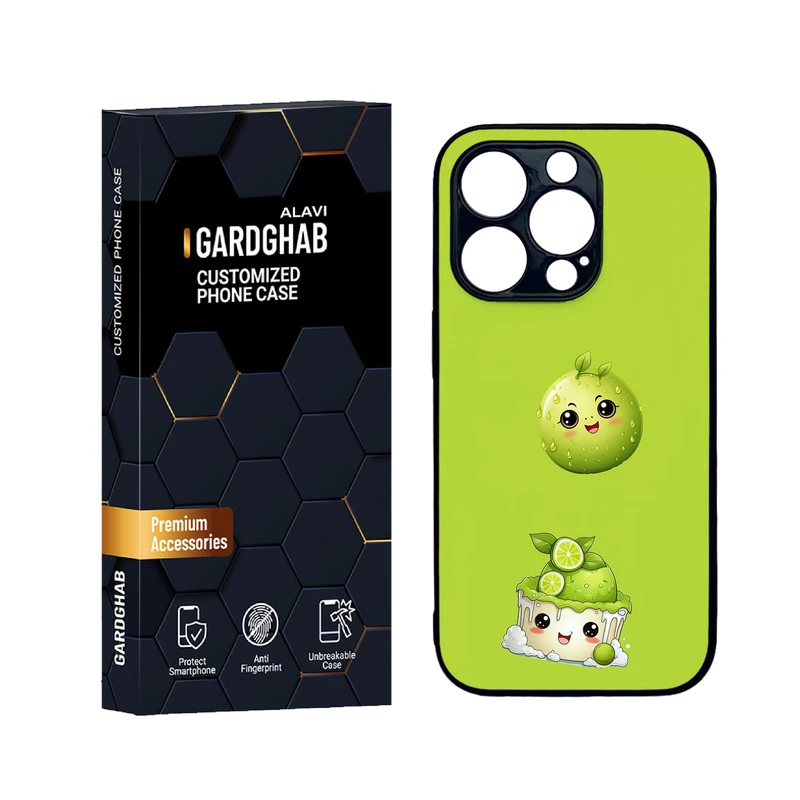 کاور گارد قاب علوی مدل دورژله ای کارتنی و انیمه مناسب برای گوشی موبایل اپل iPhone 14 Pro Max