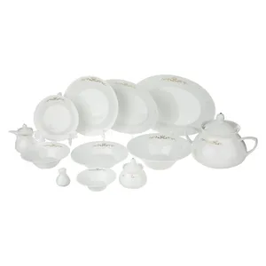 سرویس غذاخوری 108 پارچه 12 نفر چینی زرین ایران مدل Pernses